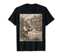 Thé Vintage Elephant Victorian Cottagecore T-Shirt