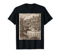 Thé Vintage Rhinoceros Victorian Cottagecore T-Shirt