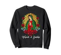 The Virgin of Guadalupe Mexican Pride La Virgen de Guadalupe Sweatshirt