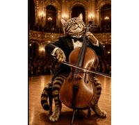 The Virtuoso Cello Player Cat: A Lined Hardcover Journal for Cello Lovers, Classical Music Enthusiasts, Cat Lovers, Concert Notes, Creative Writing, and Everyday Inspiration