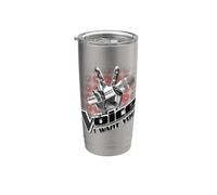 The Voice Microphone Logo Gobelet isotherme en acier inoxydable double paroi