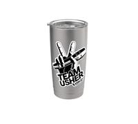 The Voice Usher Logo Gobelet isotherme en acier inoxydable double paroi