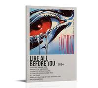 The Voidz Like All Before YouArt Peinture décorative imperméable et résistante aux taches pour salon, bureau, café, installation facile, facile à nettoyer, option cadeau préféré, style cadre
