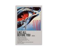 The Voidz Like All Before YouArt Peinture décorative imperméable et résistante aux taches pour salon, bureau, café, installation facile, facile à nettoyer, option cadeau préférée, sans cadre