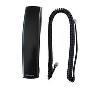 The VoIP Lounge Combiné Vocal HD de Rechange avec Cordon bouclé pour téléphones IP Polycom VVX Series 300 301 310 311 400 401 410 411 500 501 600 601 1500 Noir