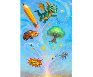 The Vortex: A Sketchbook Powered by Imagination; A 200 blank page Personal Drawing Journal for Creative Minds