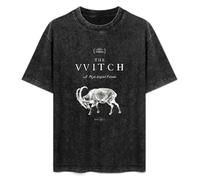 The VVitch A England Folktale Movie Poster Men's T-Shirt Unisex White Tee Clothing XL