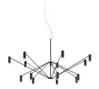 The W lampe à suspendre marset Dali : noir - or - MARSET A705 002 3949 27K