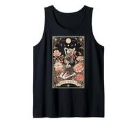 The Waifu Anime Manga Japanese Girl Tarot Card Squelette Débardeur