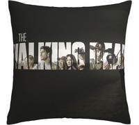 The Walking Dead Housse De Coussin Carrée 45 X 45 Cm Pour Canapé, Chambre À Coucher Avec Fermeture Éclair Invisible 45,7 X 45,7 Cm, Lot De 1