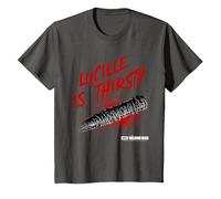 The Walking Dead Lucille is Thirsty T-Shirt, Enfant, Asphalte, 2 Ans