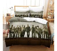 The Walking Dead Poster Enveloppe Sets De Housses De Couettes D Avec Fermeture Éclair, Ensemble De Literie, Motif D'impression Artistique King¿