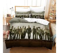 The Walking Dead Poster Housse De Literie, Housse De Fermeture Éclair D, King Size