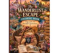 The Wanderlust Escape Coloring Book: Cozy Cats and Beautiful Destinations