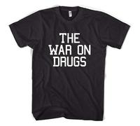 The War on Drugs Unisex T-Shirt Top Shirt Short Sleeve Men's Male Black XXL