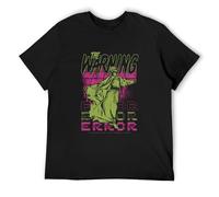 The Warning Band Error Men's T-Shirt Unisex Black Men Tees M