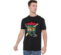 The Warriors Warriors Shield Unisex T Shirt, Black, Noir, 3XL Mixte