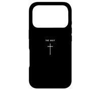 The Way Cross - Minimaliste Christian Religious Jésus Coque pour iPhone 17 Pro