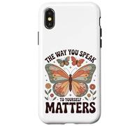 The Way You Speak to Yourself Matters - Affirmation Positive Coque pour iPhone X/XS