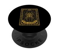 The Weaver Carte de Tarot Occulte araignée sorcière Gothique PopSockets PopGrip Adhésif