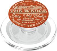 The Wedge Newport Beach Californie Surf Bodyboard PopSockets PopGrip pour MagSafe