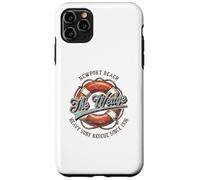 The Wedge Newport Beach Surf Rescue Style Nautique Vintage Coque pour iPhone 11 Pro Max