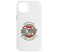 The Wedge Newport Beach Surf Rescue Style Nautique Vintage Coque pour iPhone 14 Plus