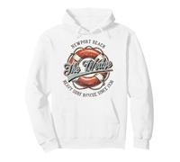 The Wedge Newport Beach Surf Rescue Style Nautique Vintage Sweat à Capuche