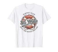 The Wedge Newport Beach Surf Rescue Style Nautique Vintage T-Shirt