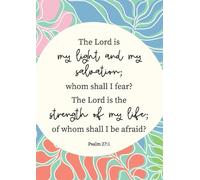 The Wee Sparrow Lord Is My Light Lot de 12 cartes postales