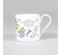 The Wee Sparrow Mug en porcelaine anglaise Motif papillon de nuit