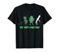 The Weed Evolution, Humour Cannabis, Marijuana, 420 T-Shirt