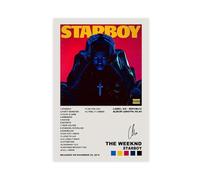 The Weeknd Starboy Poster mural décoratif sur toile sans cadre 30 x 45 cm