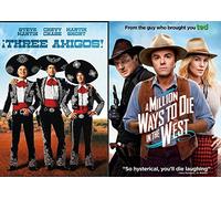 The Western Comedy 2-Funny Pack - A Million Ways to Die in the West & Three Amigos Double Feature Movie Bundle