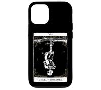 The Wheel of Fortune Carte de Tarot Squelette Halloween Goth Coque pour iPhone 12/12 Pro