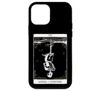 The Wheel of Fortune Carte de Tarot Squelette Halloween Goth Coque pour iPhone 12 Mini