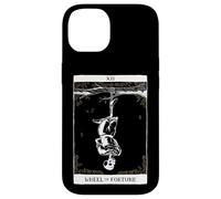 The Wheel of Fortune Carte de Tarot Squelette Halloween Goth Coque pour iPhone 14