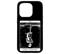 The Wheel of Fortune Carte de Tarot Squelette Halloween Goth Coque pour iPhone 15 Pro