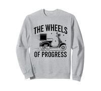 The Wheels Of Progress Delivery Guy Package Delivery Guy Sweatshirt