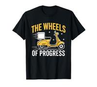The Wheels Of Progress Delivery Guy Package Delivery Guy T-Shirt