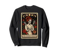The Whisk Taker Baking Baker Tarot Card Squelette Witchy Sweatshirt