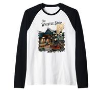 The Whistle Stop : Gare et Train à Vapeur Vintage Manche Raglan