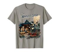 The Whistle Stop : Gare et Train à Vapeur Vintage T-Shirt