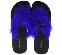 The White Brand Femme Feather Tongs, Bleu (Blue Blue), 41 EU