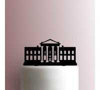 The White House Décoration de gâteau en acrylique Orange 15,2 cm de large