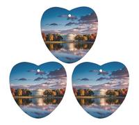 The White House on The Lake Lot de 3 désodorisants à suspendre pour voiture, maison, bureau, style blanc