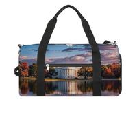 The White House on The Lake Sac de sport imperméable pour homme et femme - Grand sac de sport pour voyage et entraînement