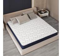 The White Stone Matelas 130 x 190 en Waterfoam Hypoallergénique | Hauteur 18 cm | Rembourrage en ouate et revêtement en Tissu 3D Respirant, Anti-acarien et antifongique | Fabriqué en Italie