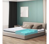 The White Stone Matelas 180 x 190 à Fermeté Moyenne | Hauteur 16 cm | Tissu hypoallergénique et Respirant | Propriétés orthopédiques et automodelantes | Produit en Italie