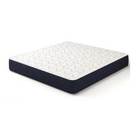 The White Stone Matelas 160 x 190 en Waterfoam Hypoallergénique | Hauteur 10 cm | Rembourrage en ouate et revêtement en Tissu 3D Respirant, Anti-acarien et antifongique | Fabriqué en Italie